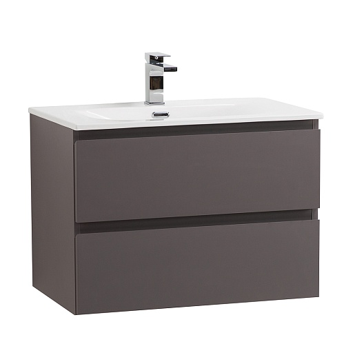 BelBagno Тумба с раковиной Kraft 39-70 подвесная Темно-Серый матовый с раковиной BB-8099-3-70 – фото-1
